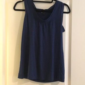 *MOVING SALE* tank top w/ sheer trim & scoop neck